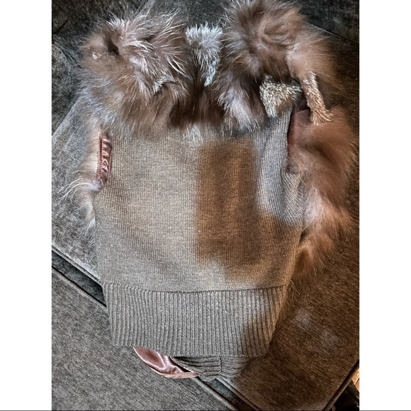 AUTHENTIC ADRIANNE LADAU Fur Vest - Picture 6 of 7